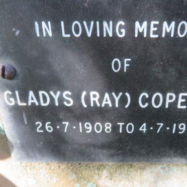 COPELAND Gladys 1908-1987