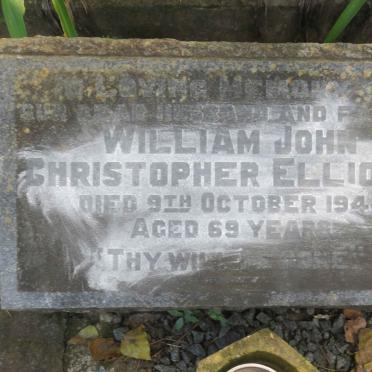 ELLIOTT William John Christopher -1941