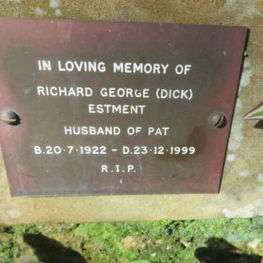 ESTMENT Richard George 1922-1999