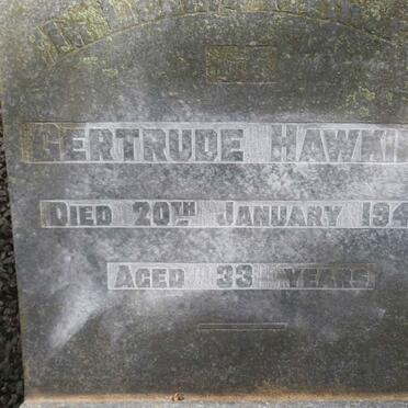 HAWKINS Gertrude -1944