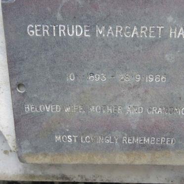 HALSE Gertrude Margaret 1893-1986