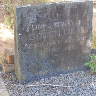 LARSEN Elizabeth -1966