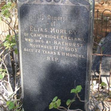 MORLEY Elias -1903