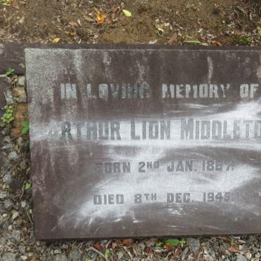 MIDDLETON Arthur Lion 1867-1945