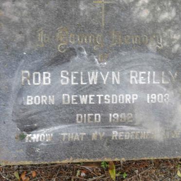 REILLY Rob Selwyn 1903-1992