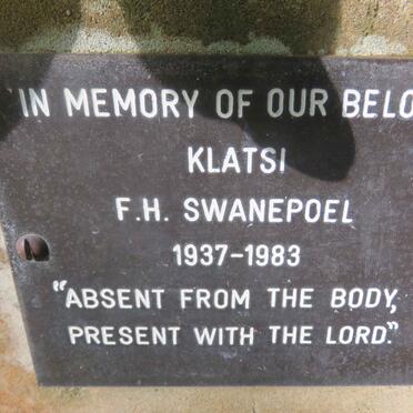 SWANEPOEL F.H. 1937-1983