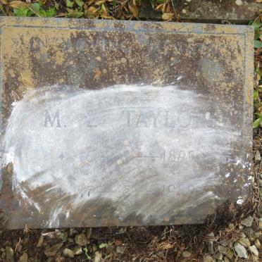 TAYLOR M.E. 1899-1989