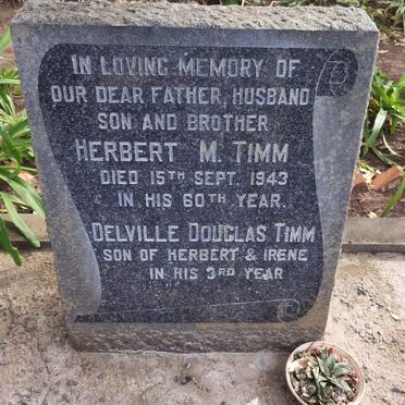 TIMM Herbert M. -1943 :: TIMM Delville Douglas