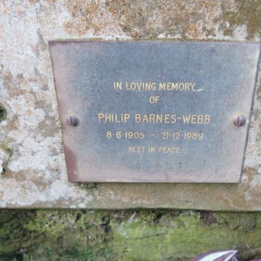 WEBB Philip, BARNES 1905-1989