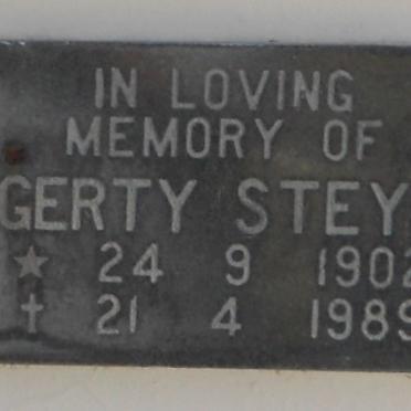 STEYN Gerty 1902-1989