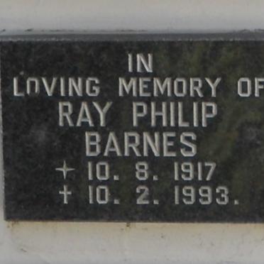 BARNES Ray Philip 1917-1993