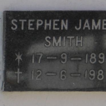 SMITH Stephen James 1895-1982