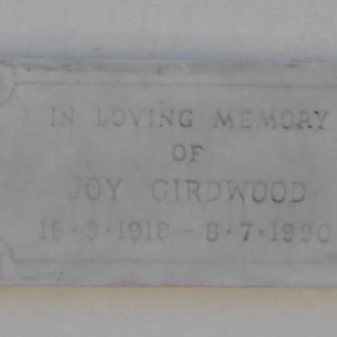 GIRDWOOD Joy 1918-1990