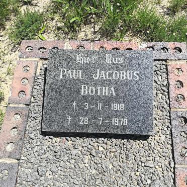 BOTHA Paul Jacobus 1918-1970