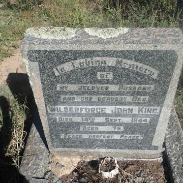 KING Wilberforce John -1944