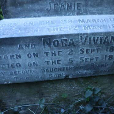 MAPHAM Jeanie 1887-1887 :: MAPHAM Nora Vivian 1888-1889