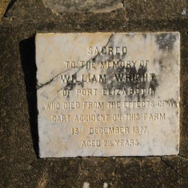 WRIGHT William -1877