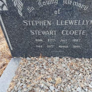 CLOETE Stephen Llewellyn Stewart 1887-1949