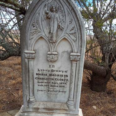 CLOETE Maria Magrieta Charlotta 1836-1910