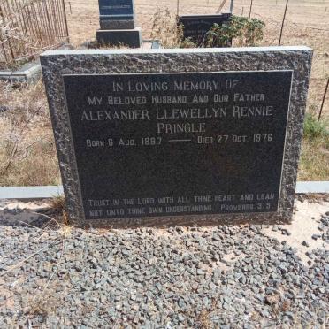 PRINGLE Alexander Llewellyn Rennie 1897-1976