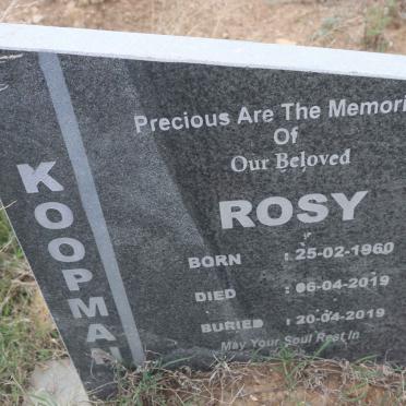 KOOPMAN Rosy 1960-2019