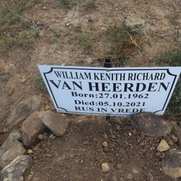HEERDEN William Kenith Richard, van 1962-2021