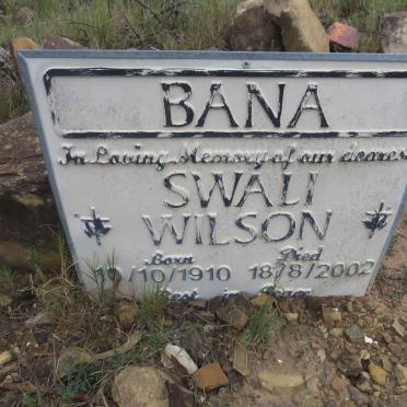 BANA Swali Wilson 1910-2002