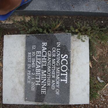 SCOTT Rachel Minnie Elizabeth 1945-2021