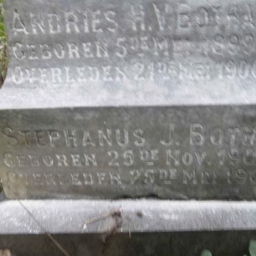 BOTHA Andries H. 1899-1900 :: BOTHA Stephanus J. 1900-1901