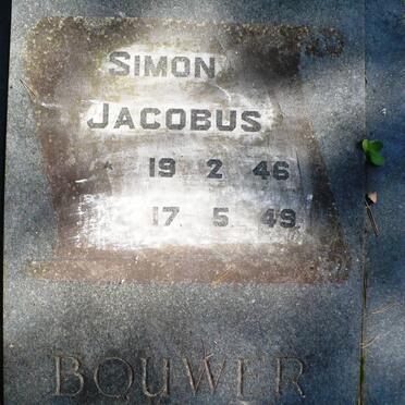 BOUWER Simon Jacobus 1946-1949