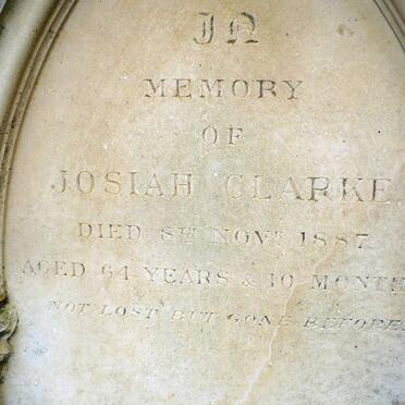 CLARKE Josiah -1887