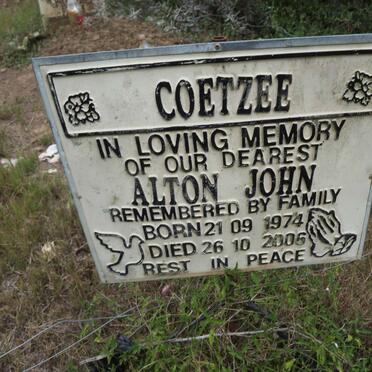 COETZEE Alton John 1974-2006