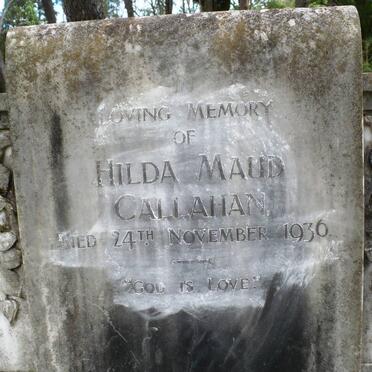 CALLAHAN Hilda Maud -1936
