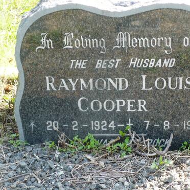 COOPER Raymond Louis 1924-1991