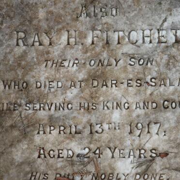 FITCHET Ray. H. -1917