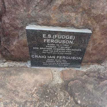 FERGUSON E.S. 1925-1970 :: FERGUSON Craig Ian 1962-1988