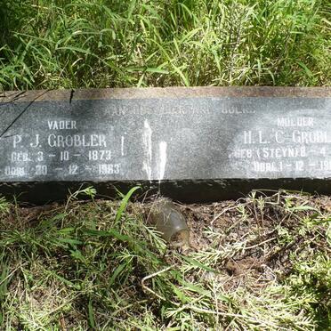 GROBLER P.J. 1873-1963 &amp; H.L.C. STEYN 1874-1962