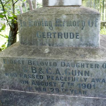 GUNN Gertrude -1901
