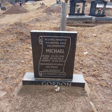 GORDON Michael 1942-2012