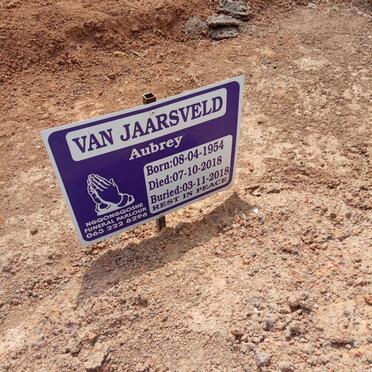 JAARSVELD Aubrey, van 1954-2018