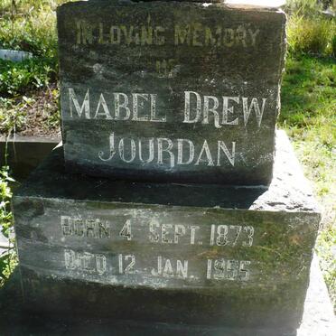 JOURDAN Mabel Drew 1873-1955