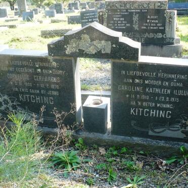 KITCHING Cornelius Gerhardus 1900-1970 &amp; Caroline Kathleen 1910-1975
