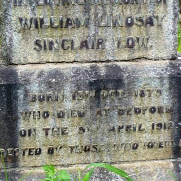 LOW William Lindsay Sinclair 1879-1912