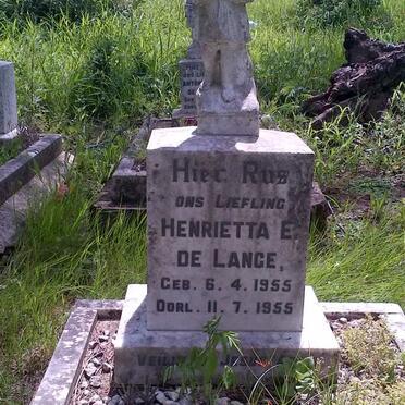 LANGE Henrietta E., de 1955-1955