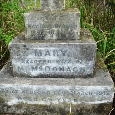 McDONAGH Mary -1912