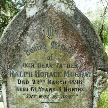 MURRAY Ralph Horace -1896