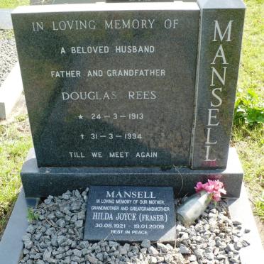 MANSELL Douglas Rees 1913-1994 &amp; Hilda Joyce FRASER 1921-2009 :: MANSELL Hilda Joyce 1921-2009