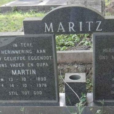 MARITZ Martin 1890-1978 &amp; Hettie ODENDAAL 1904-1981