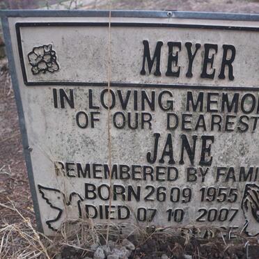 MEYER Jane 1955-2007
