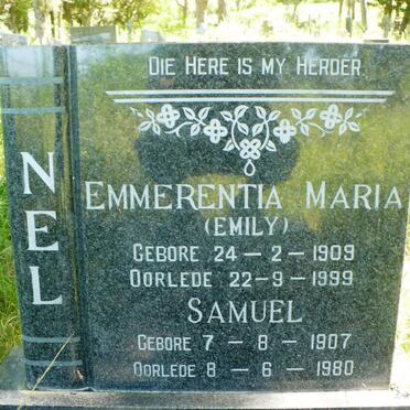 NEL Samuel 1907-1980 &amp; Emmerentia Maria 1909-1999